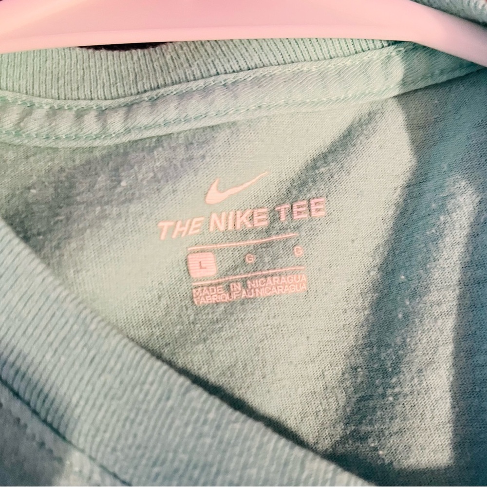 Nike Kids' Mint Green Graphic Tee - Just Do It - Picture 3 of 3
